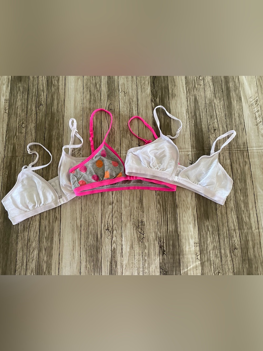 Set of 3– Tween Fruit of the Loom Trainer Bras— Sizes 30 and 32